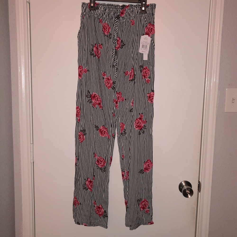 BNWT Joe B wide leg striped pants